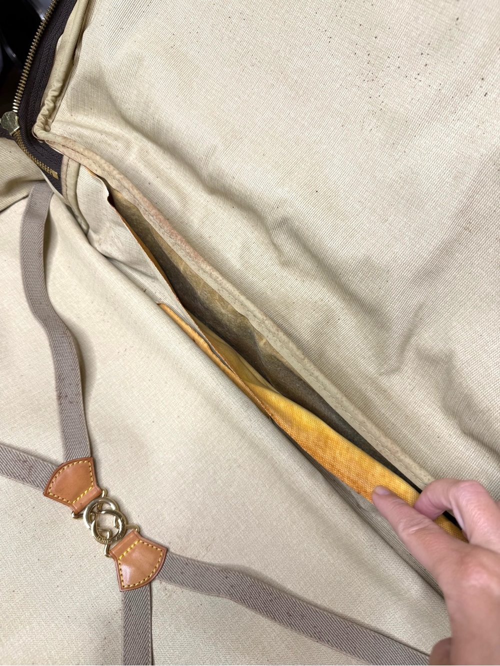 Authentic Louis Vuitton Alizé travel bag M41392 monogram LV brown canvas large - Picture 12 of 16